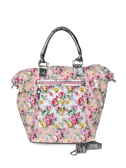 pink floral print tote bag - 905500 - Standard Image - 1