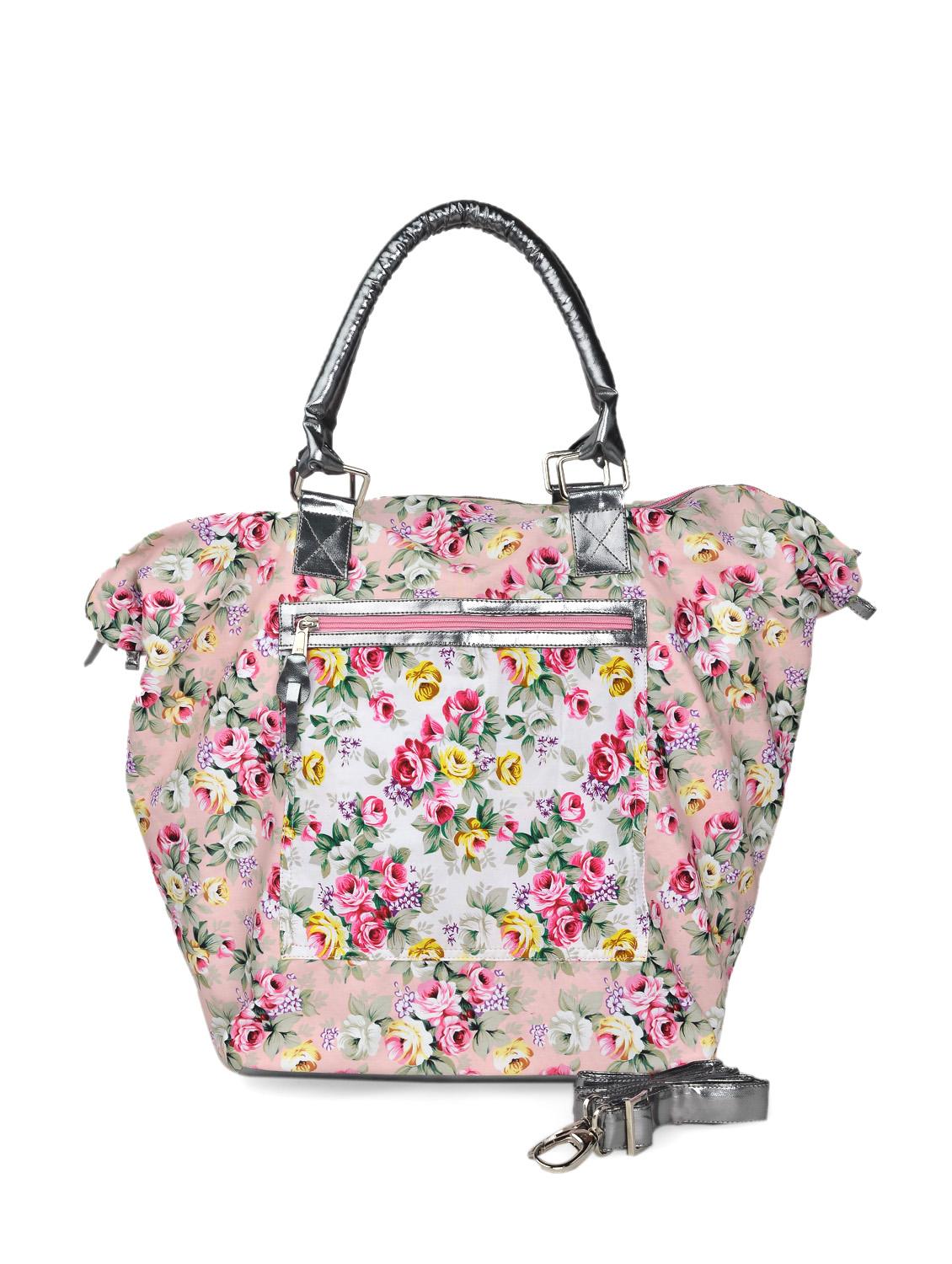 pink floral print tote bag - 905500 - Zoom Image - 1