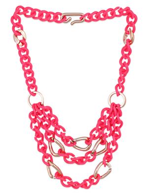 multicolor metal necklace - 912850 - Standard Image - 2