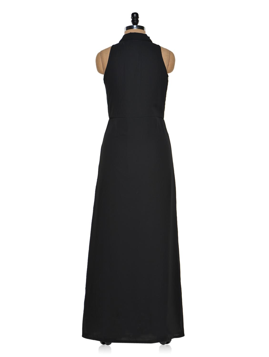 elegant black shirt dress - 913930 - Zoom Image - 3