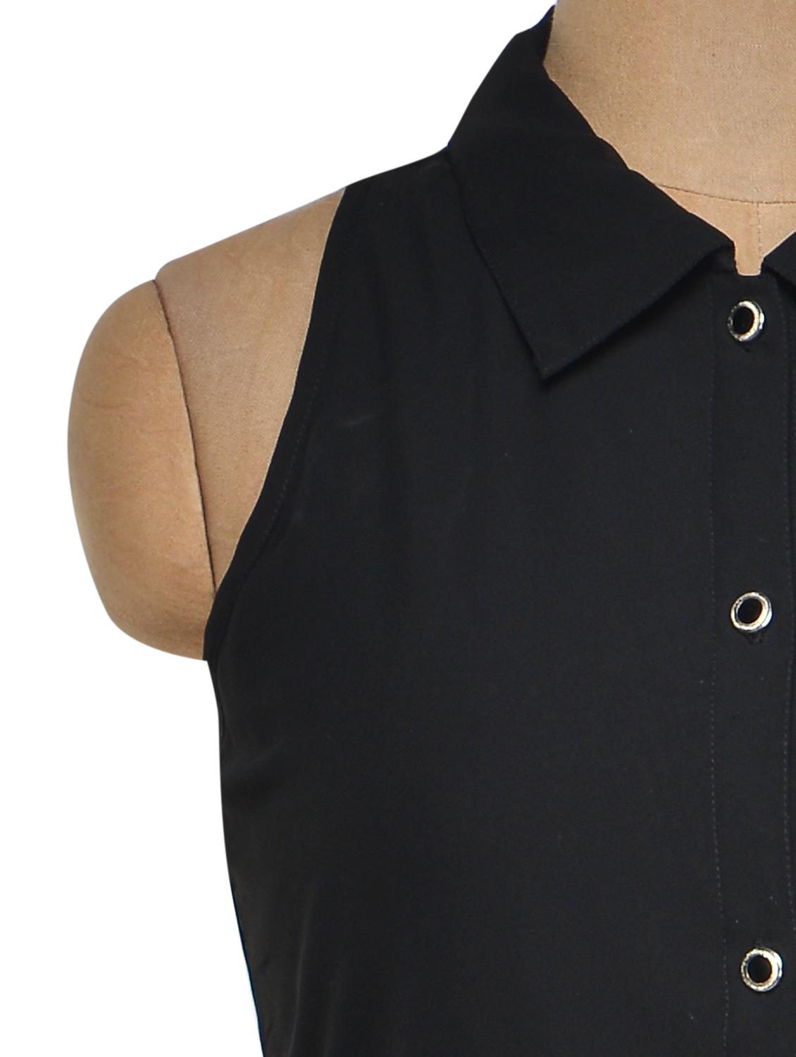 elegant black shirt dress - 913930 - Zoom Image - 4