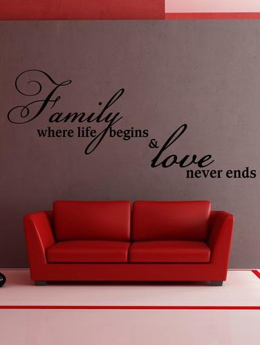 Family & Love Wall Sticker-I - 920798 - Very Small Image - 1
