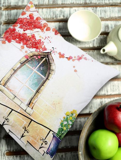 painting art cushion cover - 930238 - Standard Image - 1