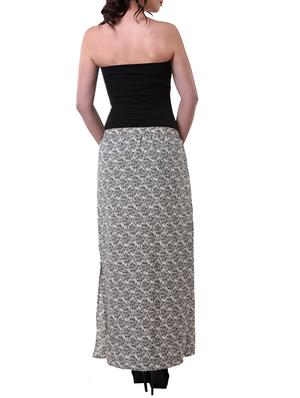 white printed skirt - 934591 - Standard Image - 3