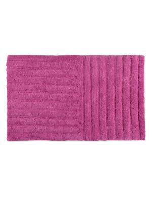 magenta horizontal & vertical stripes bath rug - 939338 - Standard Image - 2