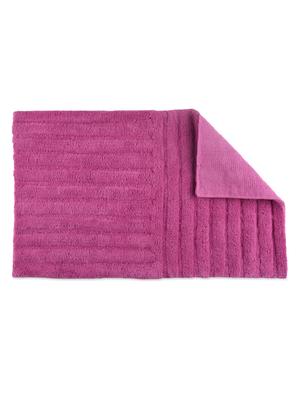 magenta horizontal & vertical stripes bath rug - 939338 - Standard Image - 3