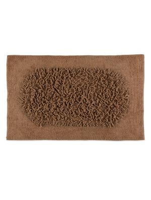 dark beige scrambled oval bath rug - 939364 - Standard Image - 2