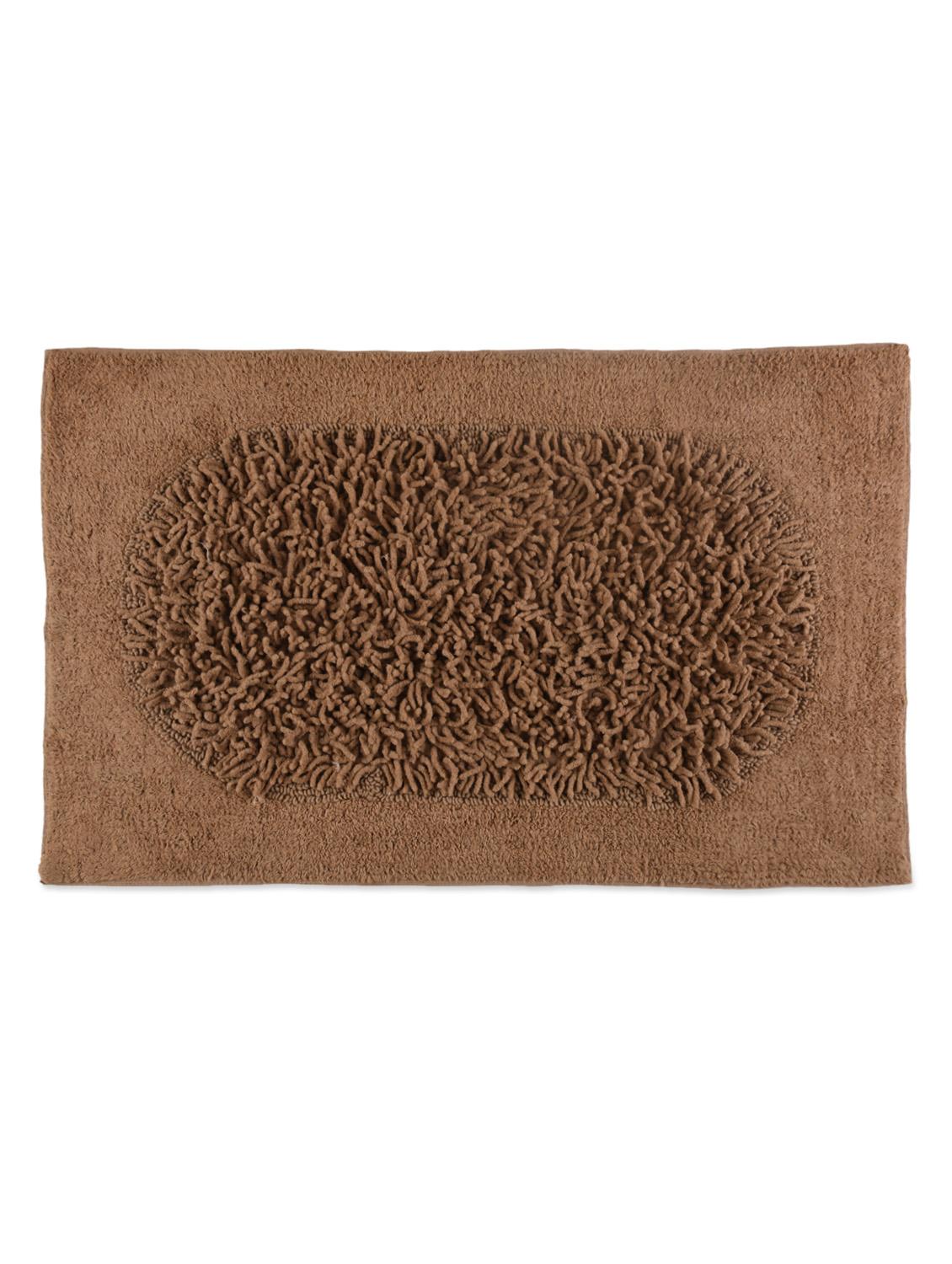 dark beige scrambled oval bath rug - 939364 - Zoom Image - 2