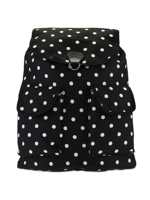 polka-dotted black backpack - 941707 - Standard Image - 1
