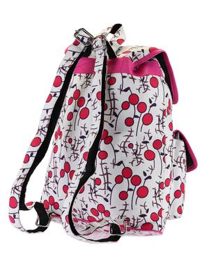 abstract printed white backpack - 941710 - Standard Image - 2