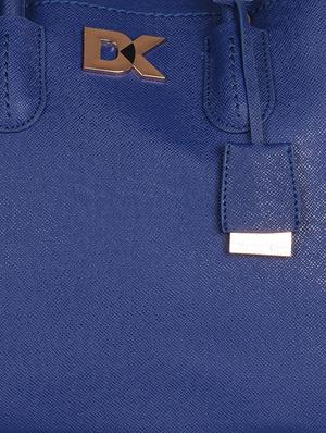 blue leatherette handbag - 948173 - Standard Image - 4