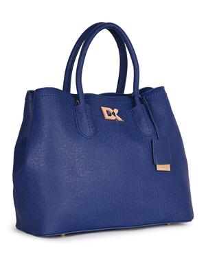 blue leatherette handbag - 948173 - Standard Image - 5