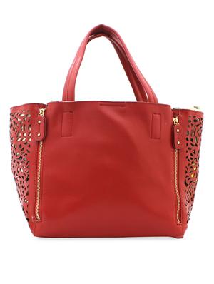red laser cut handbag - 948178 - Standard Image - 2