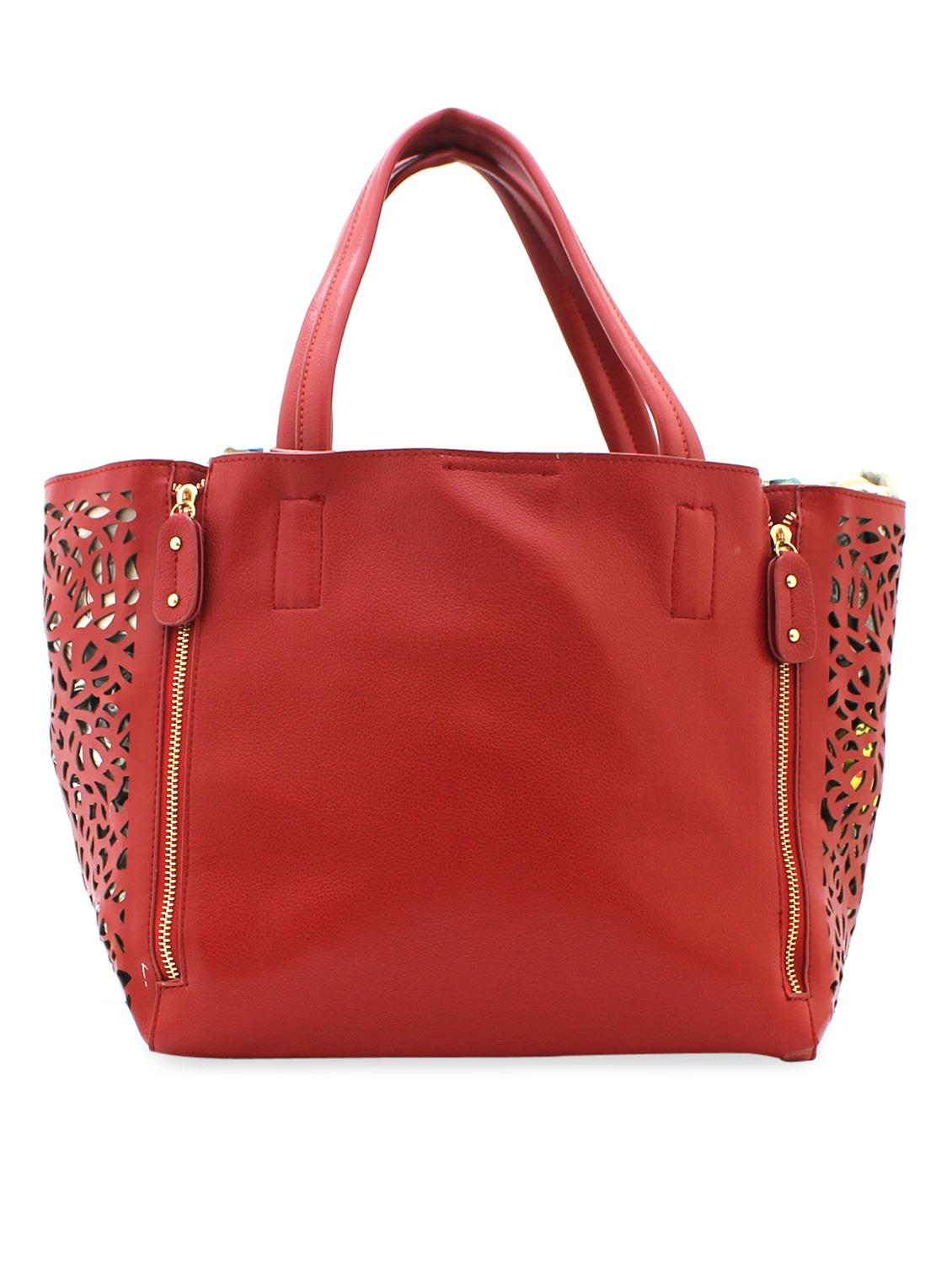 red laser cut handbag - 948178 - Zoom Image - 2