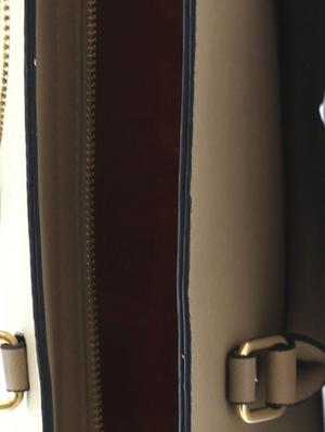 beige leatherette handbag - 948184 - Standard Image - 3