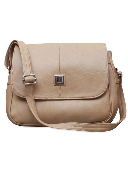 beige leatherette sling bag - 951288 - Standard Image - 1