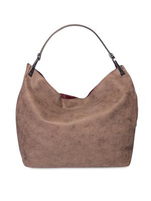 brown and maroon animal printed reversible hobo bag - 9545977 - Standard Image - 3