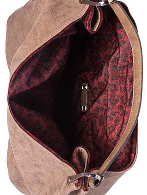 brown and maroon animal printed reversible hobo bag - 9545977 - Standard Image - 4