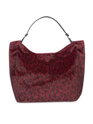 brown and maroon animal printed reversible hobo bag - 9545977 - Standard Image - 7
