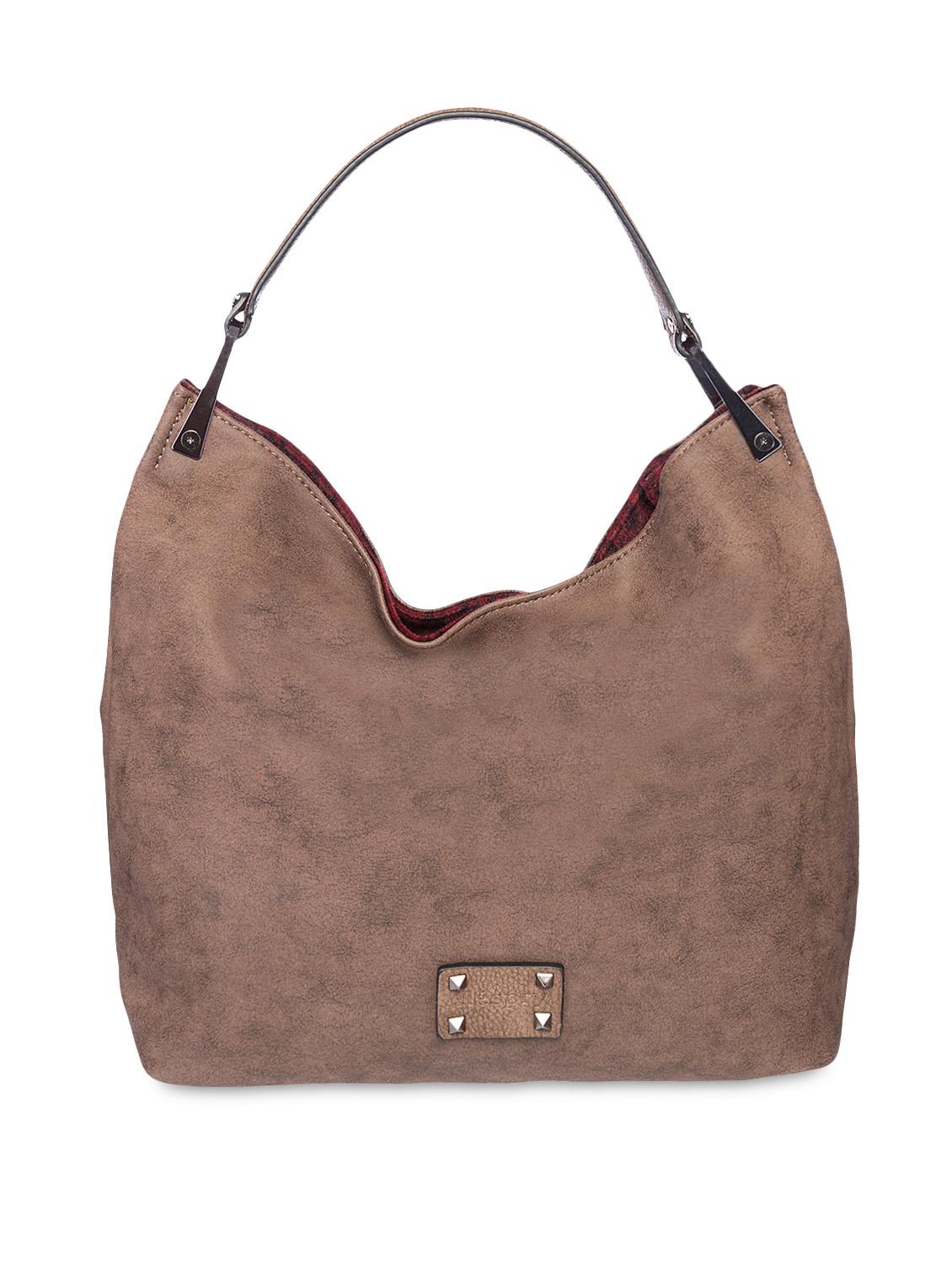 brown and maroon animal printed reversible hobo bag - 9545977 - Zoom Image - 2