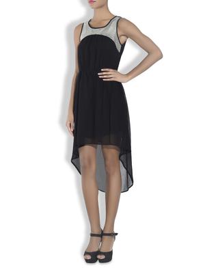 black sequin worked dress - 9546872 - Standard Image - 2