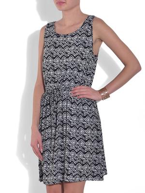 black rayon dress - 9546880 - Standard Image - 2