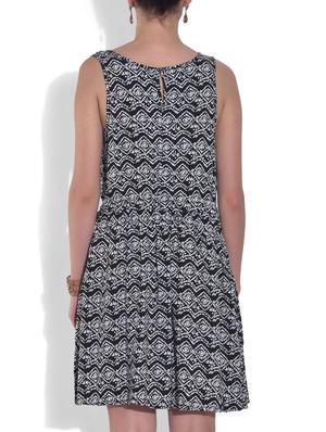 black rayon dress - 9546880 - Standard Image - 3