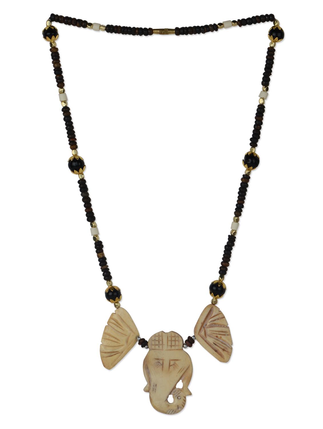 carved ganesha necklace - 954958 - Zoom Image - 2
