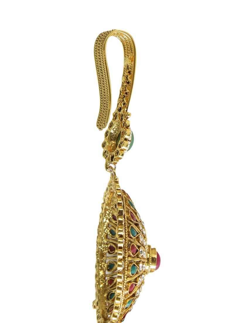 gold embellished waist key chain - 9552807 - Zoom Image - 2