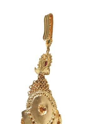 gold embellished waist key chain - 9552808 - Standard Image - 2