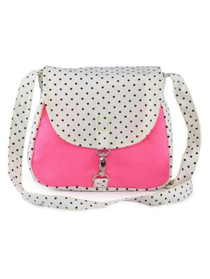 multicolored polka dots canvas sling bags combo - 9553594 - Standard Image - 6