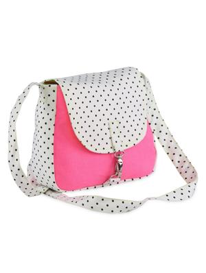 multicolored polka dots canvas sling bags combo - 9553594 - Standard Image - 7
