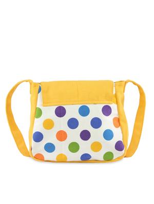 multicolored polka dots canvas sling bags combo - 9553594 - Standard Image - 8