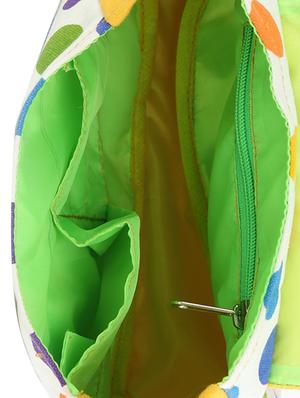 multicolored polka dots canvas sling bags combo - 9553594 - Standard Image - 9