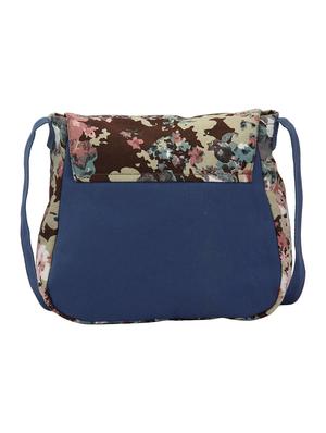 multicolored printed canvas tote and sling bags combo - 9553601 - Standard Image - 7