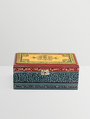 multicoloured wooden painted utility box - 9559678 - Standard Image - 4