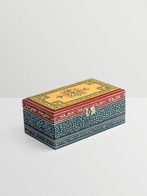 multicoloured wooden painted utility box - 9559678 - Standard Image - 5