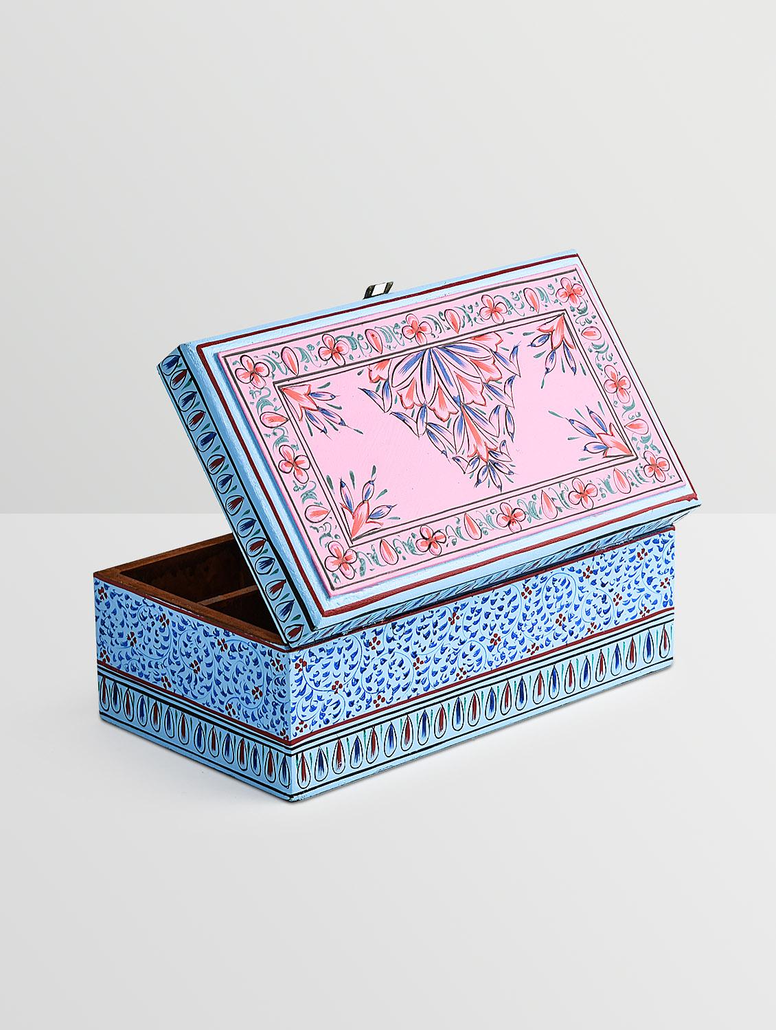 light blue wooden painted utility box - 9559680 - Zoom Image - 3