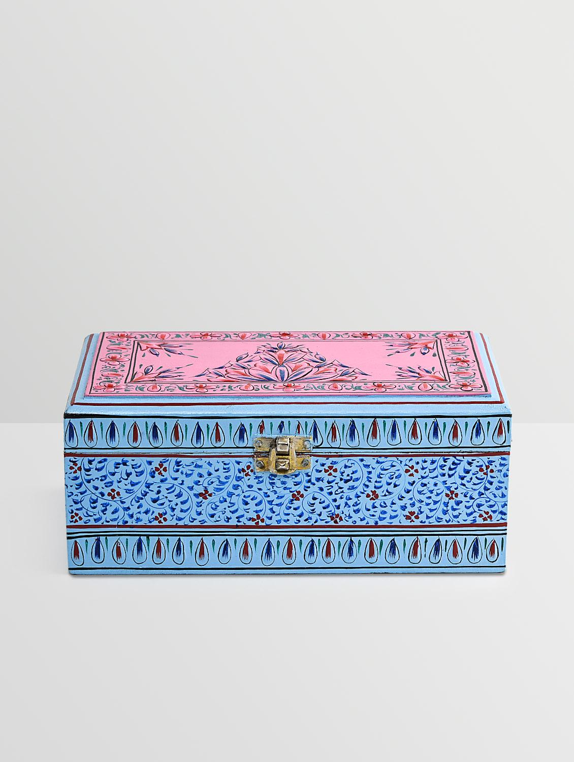 light blue wooden painted utility box - 9559680 - Zoom Image - 4