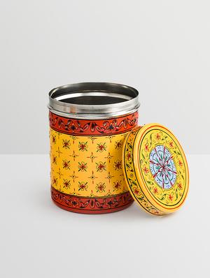 multicoloured stainless steel painted container (set of 5) - 9559686 - Standard Image - 12