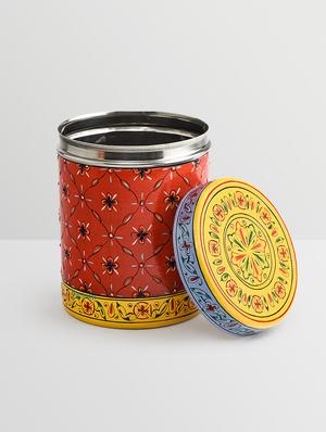 multicoloured stainless steel painted container (set of 5) - 9559686 - Standard Image - 4