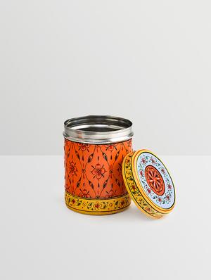 multicoloured stainless steel painted container (set of 5) - 9559686 - Standard Image - 6