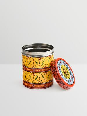 multicoloured stainless steel painted container (set of 5) - 9559686 - Standard Image - 8