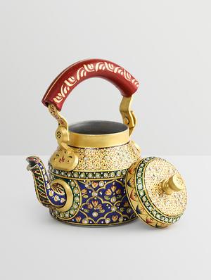 multicoloured aluminium painted kettle - 9559701 - Standard Image - 4