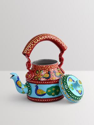 multicoloured aluminium painted kettle - 9559703 - Standard Image - 3