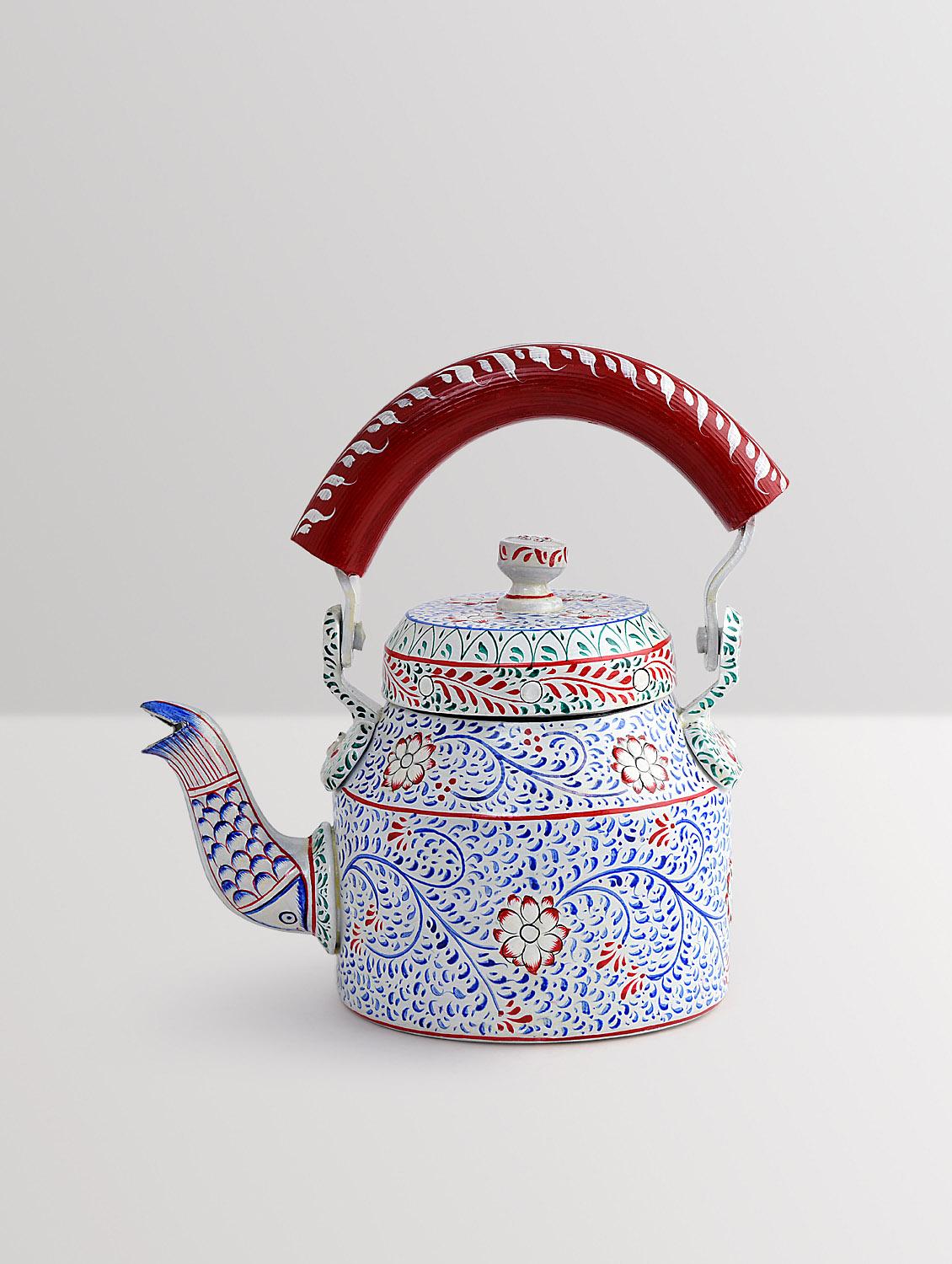 white aluminium painted kettle - 9559704 - Zoom Image - 2