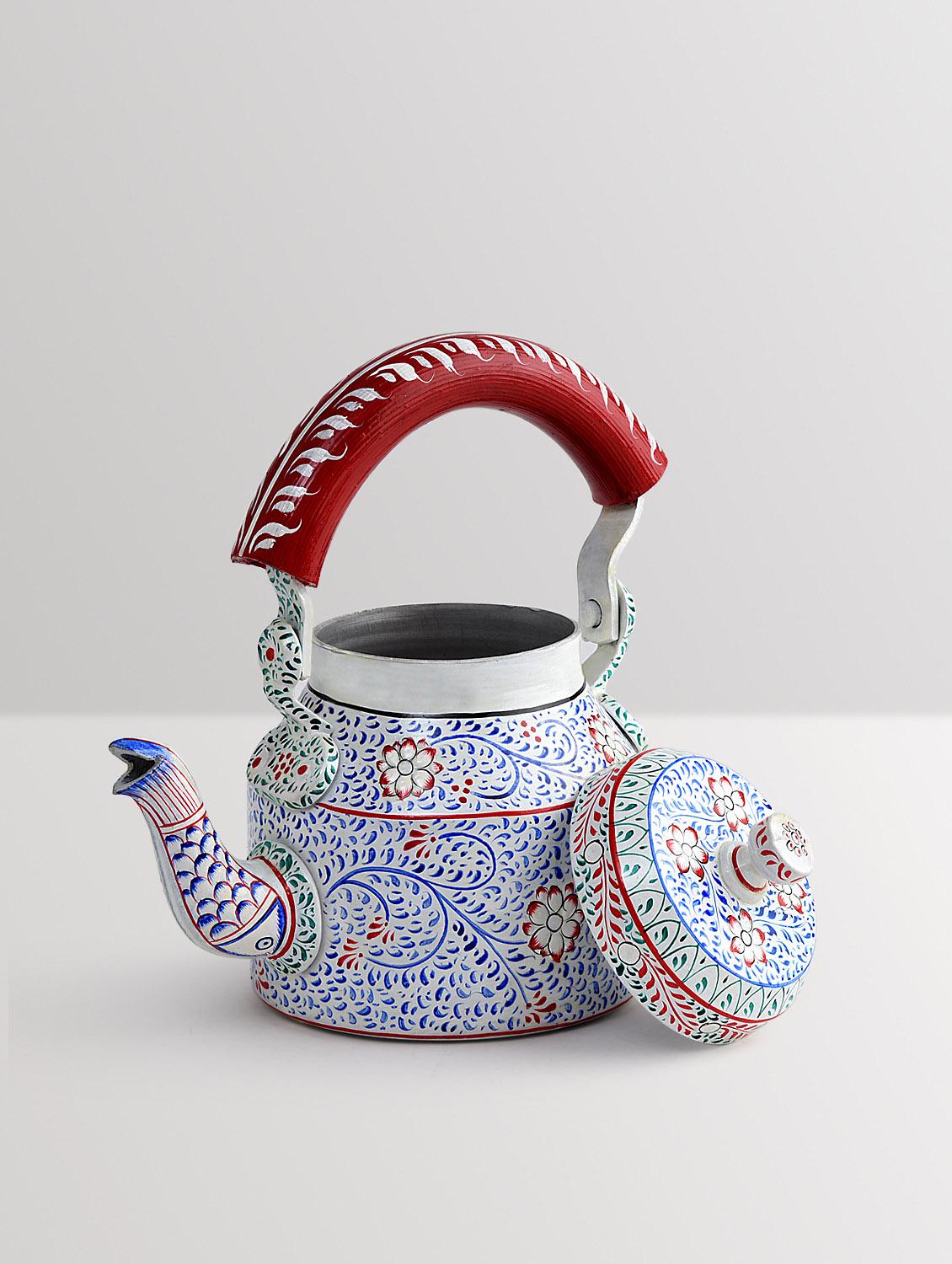 white aluminium painted kettle - 9559704 - Zoom Image - 3
