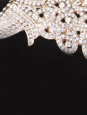 black velvet embellished clutch - 9566699 - Standard Image - 4