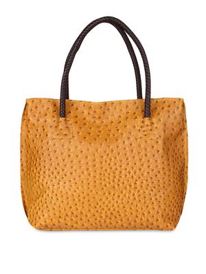 yellow faux leather tote bag - 9566716 - Standard Image - 2