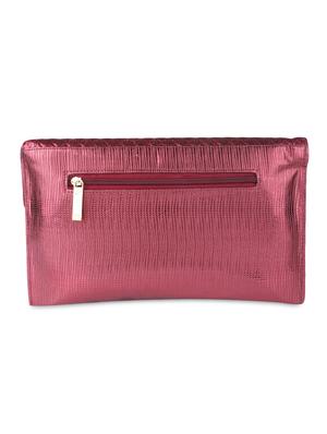 red faux leather embellished sling clutch - 9566799 - Standard Image - 2